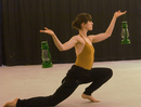 Leigh Schanfein in rehearsal for ARIAS. Leigh Schanfein in rehearsal for ARIAS.