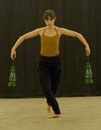 Leigh Schanfein rehearses her Leigh Schanfein rehearses her