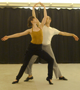 Christopher Caines and Leigh Schanfein rehearse their Schoenberg duet for ARIAS. Christopher Caines and Leigh Schanfein rehearse their Schoenberg duet for ARIAS.