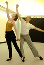 Christopher Caines and Leigh Schanfein rehearse their Schoenberg duet for ARIAS. Christopher Caines and Leigh Schanfein rehearse their Schoenberg duet for ARIAS.